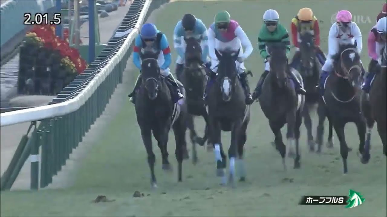 第３９回　ホープフルステークス （ＧⅠ）　ドゥラエレーデ　B.ムルザバエフ　2022.12.28　　出走馬：トップナイフ、ファントムシーフ、ミッキーカプチーノ、ガストリック他　　＃キャッスルリバー