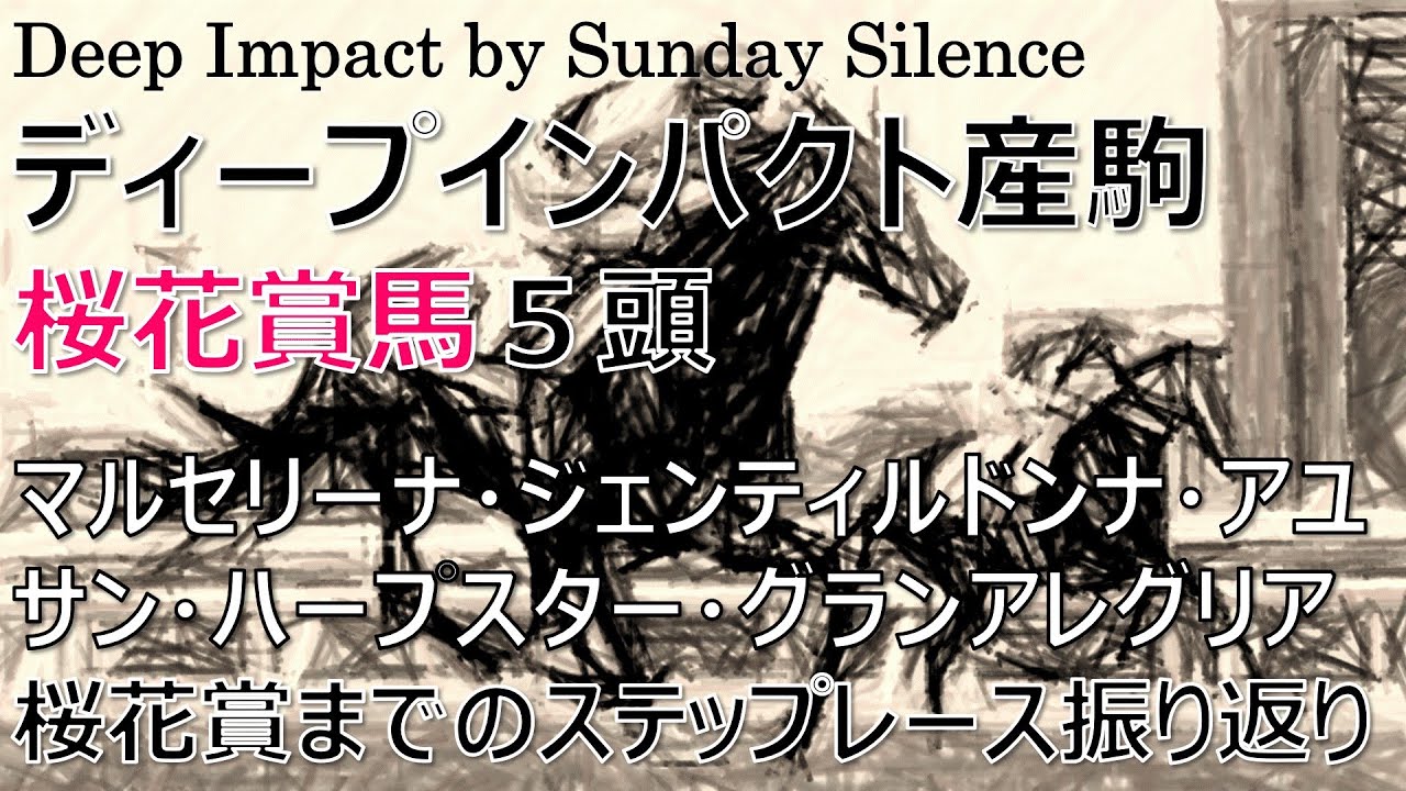 ディープインパクト産駒／桜花賞馬／全5頭_一挙紹介