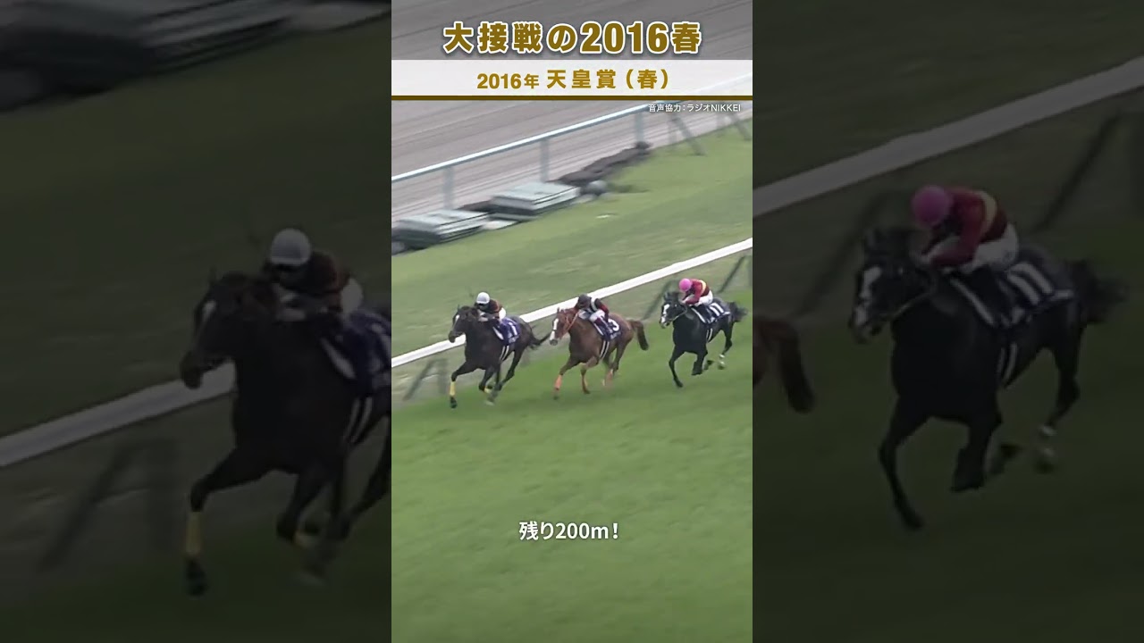 名レースを振り返る「2016年天皇賞（春）」#shorts #jra #キタサンブラック  #天皇賞