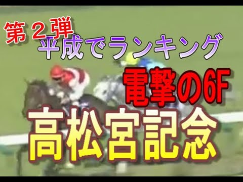 【競馬】高松宮記念（平成から選ぶ個人的ランキング　レース別BEST5・第2弾）