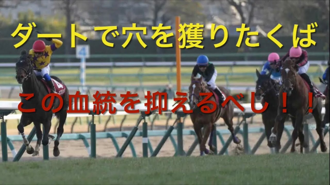 【競馬】ダートで穴を獲りたくば、この血統を抑えるべし！！【競馬検証】