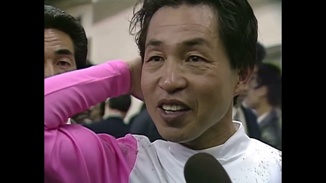 トウカイテイオー 1992年 第12回ジャパンカップ(GI) (優勝馬：トウカイテイオー) (勝利騎手インタビュー付)