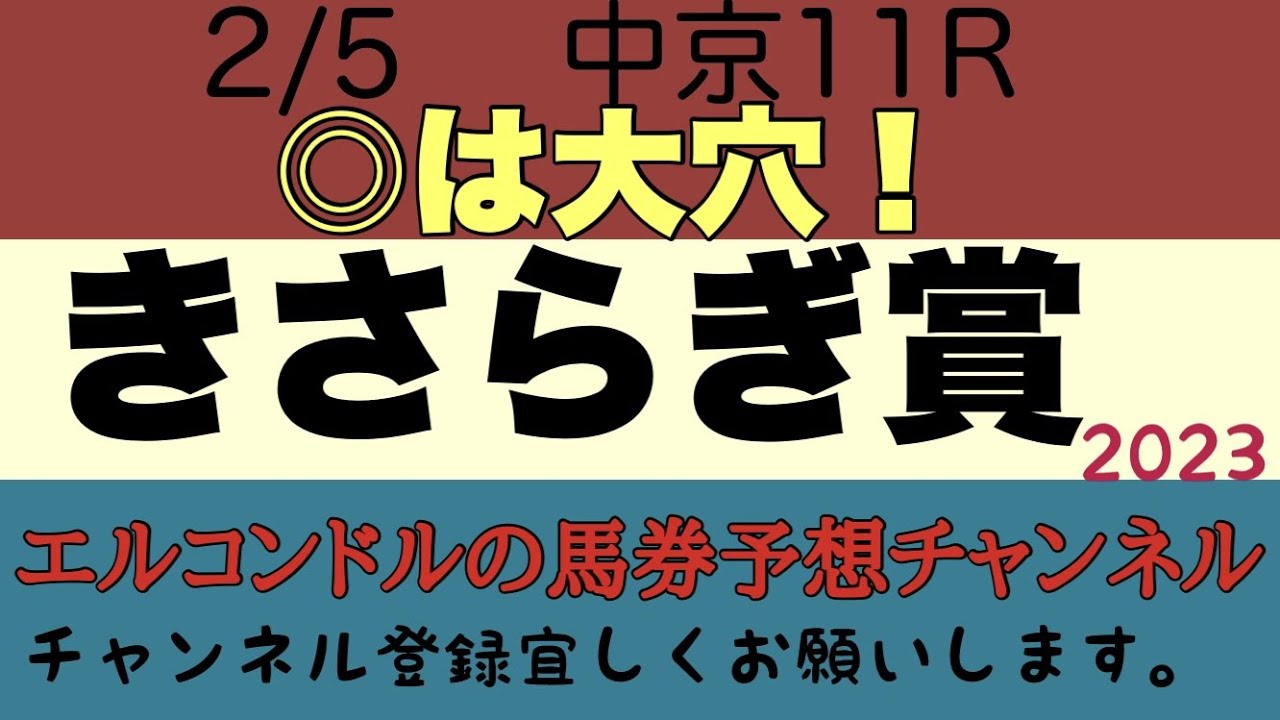 エルコンドルのきさらぎ賞2023予想！！春のクラシックを見据えて賞金加算を狙う馬達が揃ったが今年の3歳馬は実力差はないのでは？！どの馬にもチャンスがあるのでは？！