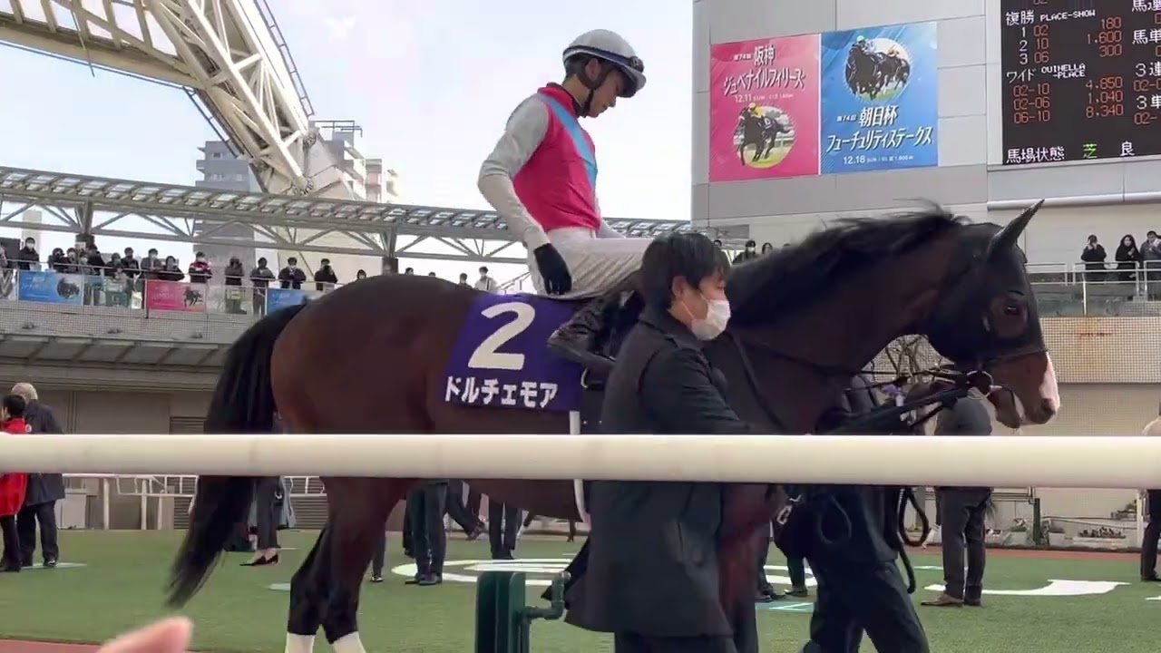 22.12.18「朝日杯フューチュリティステークス」パドック