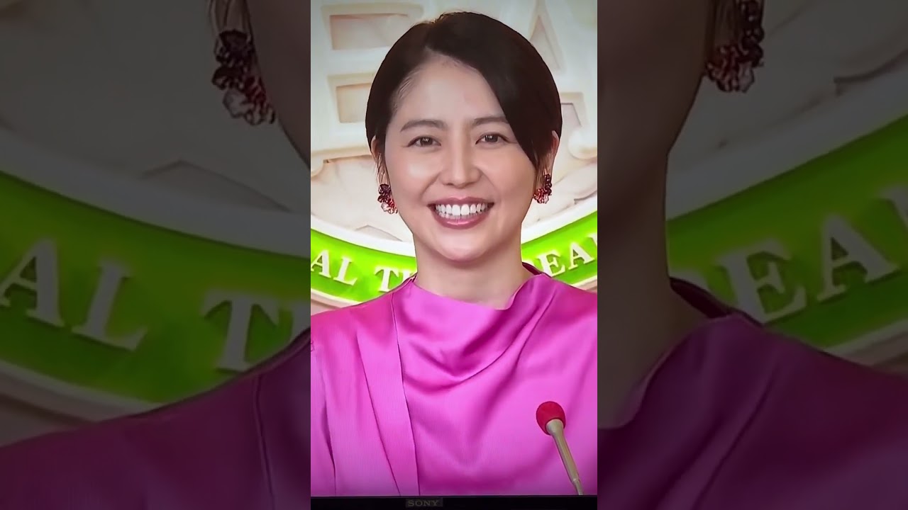 長澤まさみがエリザベス女王杯の表V式のプレゼンターの意気込みを語る。美しすぎる！ 2022年11月13日 #長澤まさみ