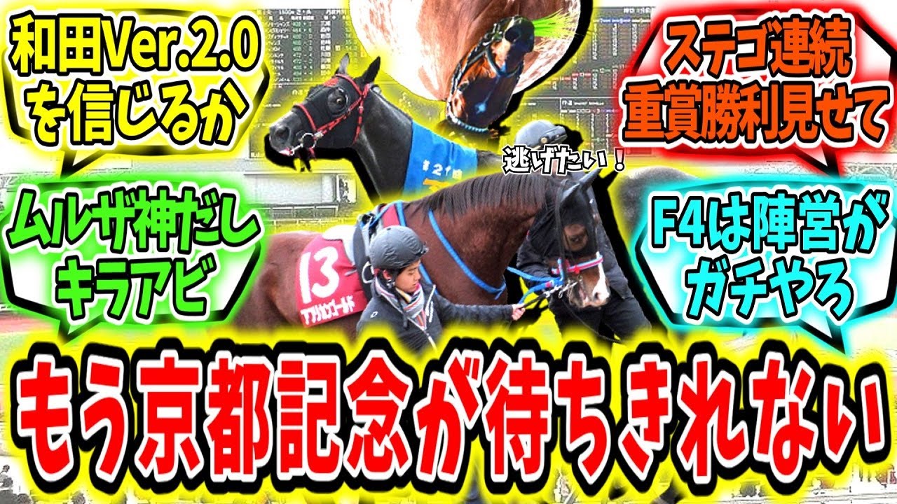 『京都記念が待ちきれない！』に対するみんなの反応