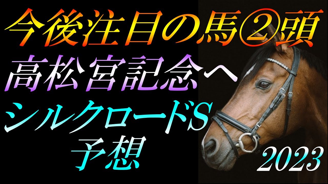 【重賞予想】 シルクロードステークス2023 予想：今後に向けて注目の馬②頭の解説！『例年の京都→去年一昨年同様中京1200戦・高松宮記念に向けて注目のレース』
