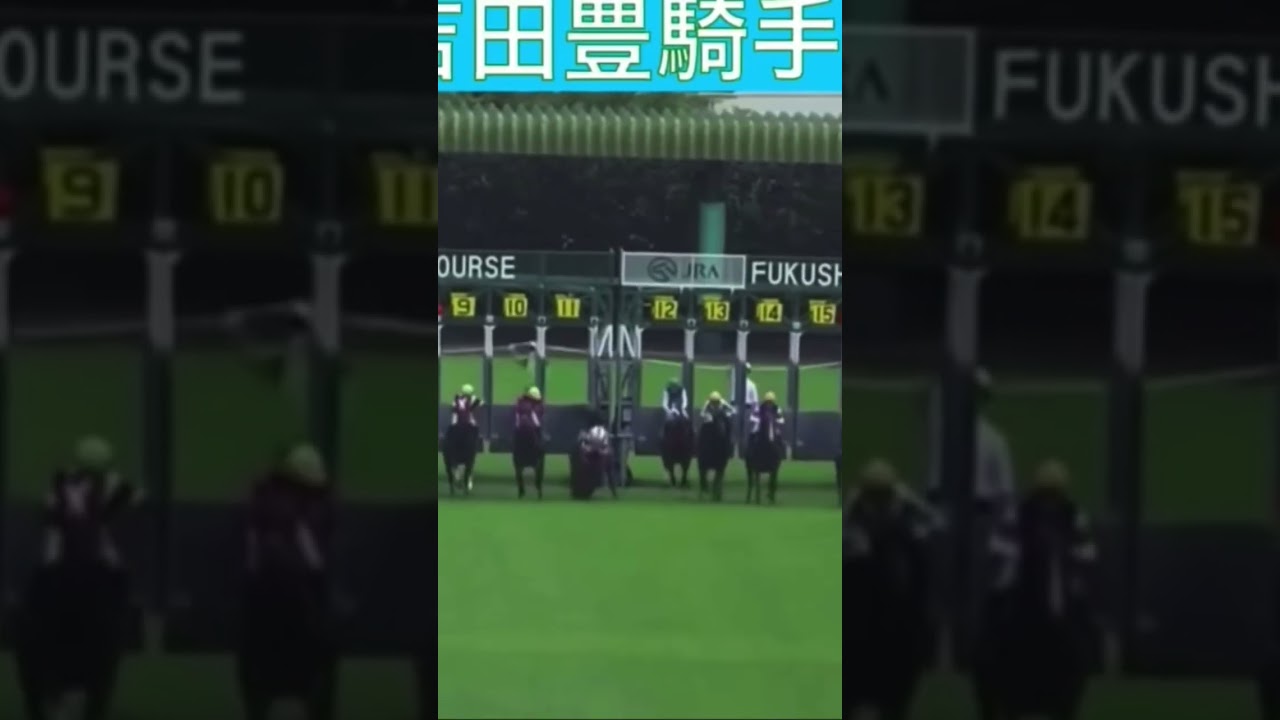 スタート直後に落馬