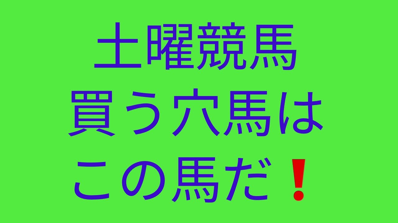 ［土曜競馬］買う穴馬　この馬達からワイドで狙います。　#競馬 #競馬予想 #ワイド #穴馬