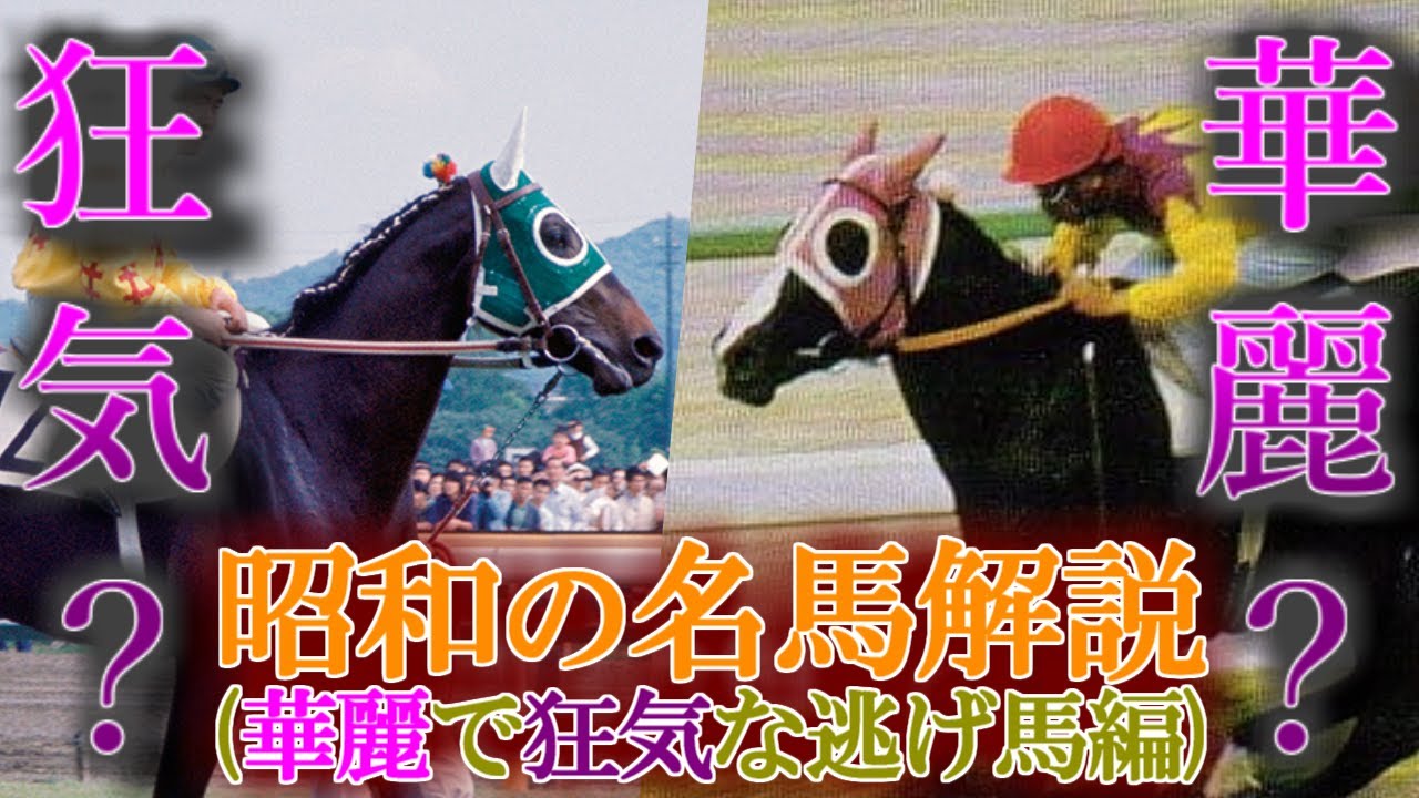 昭和の名馬解説(華麗で狂気な逃げ馬編)【テスコガビー,カブラヤオー】【ゆっくり競馬解説】