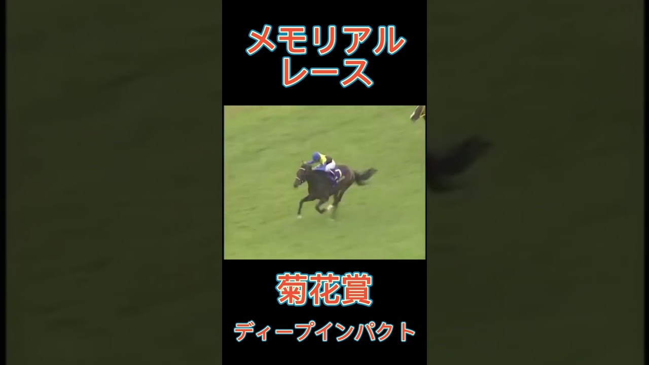 メモリアルレース！菊花賞のディープインパクト#shorts #競馬 #スポーツ #ウマ娘