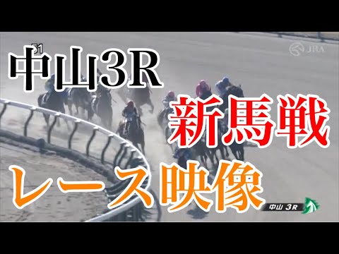 1/7 中山3R 新馬戦 レース映像
