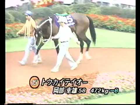 トウカイテイオーのパドック@1992年天皇賞