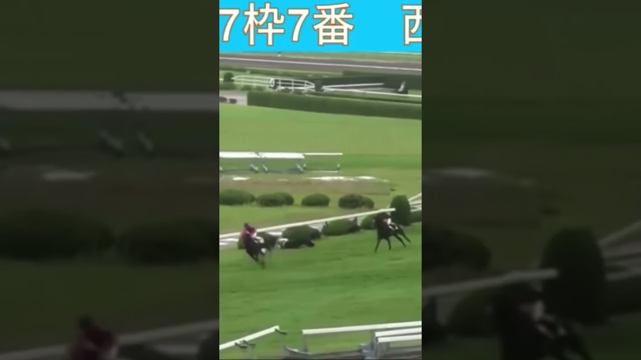 雨の日に滑って落馬してしまう