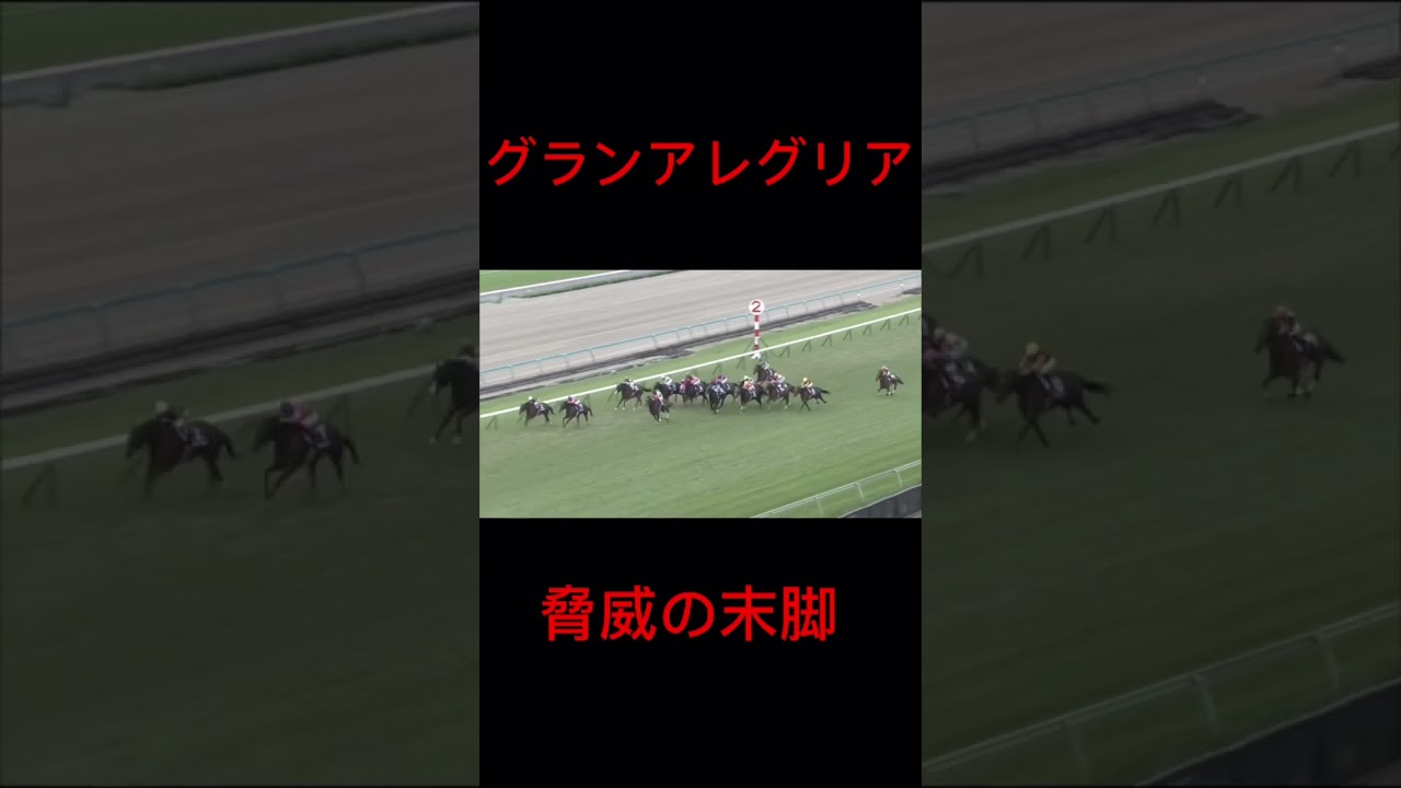 次元が違った！最強マイラーの末脚 #グランアレグリア