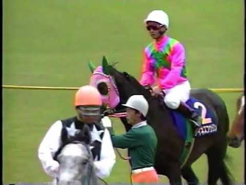 【5連勝中の白いハイセイコーｖｓ風神】第５０回皐月賞 （ＧⅠ）　ハクタイセイ　南井克巳　1990.4.15　出走馬：アイネスフウジン、メジロライアン、ホワイトストーン他　実況：堺正幸　解説：大川慶次郎