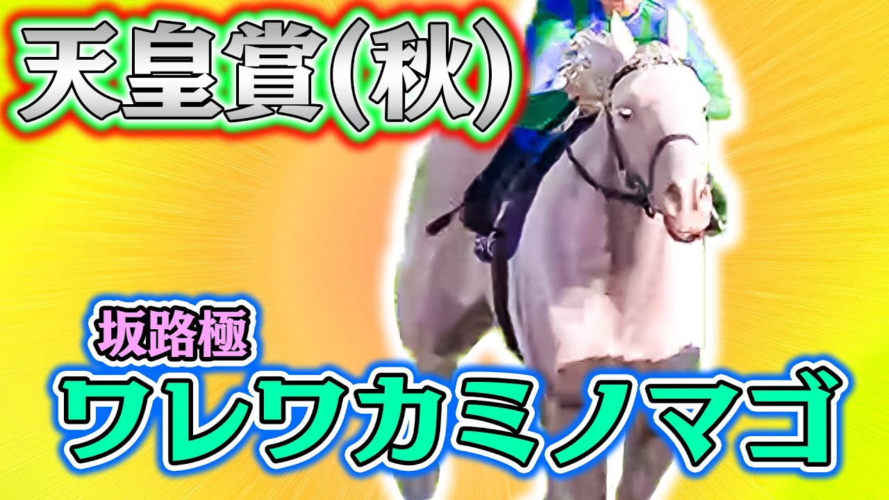 超天才白馬が出る天皇賞(秋)のメンツがヤバすぎる件【白馬16】