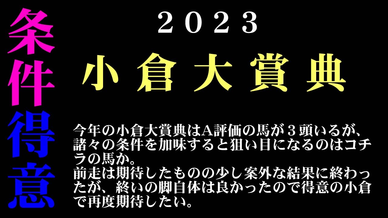 【ゼロ太郎】「小倉大賞典2023」出走予定馬・予想オッズ・人気馬見解