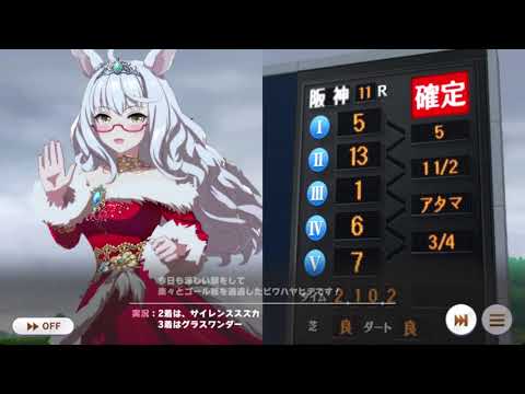 【ウマ娘レース動画】ビワハヤヒデ別衣装（宝塚記念）特殊実況Ver