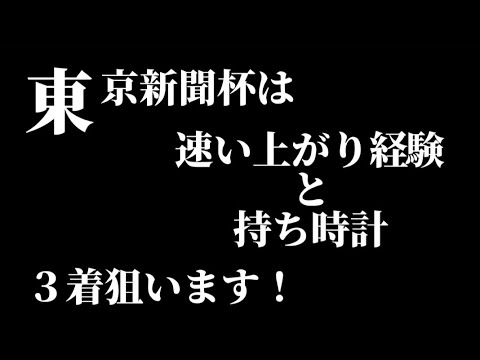 #持ち時計#上がり　2023東京新聞杯　最終結論
