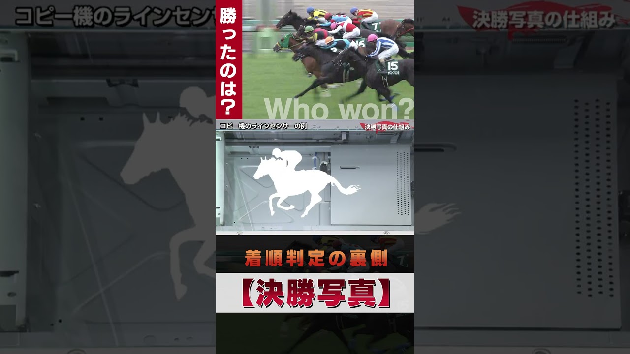 【競馬の知識】決勝写真の仕組み #shorts  #jra #着順 #判定