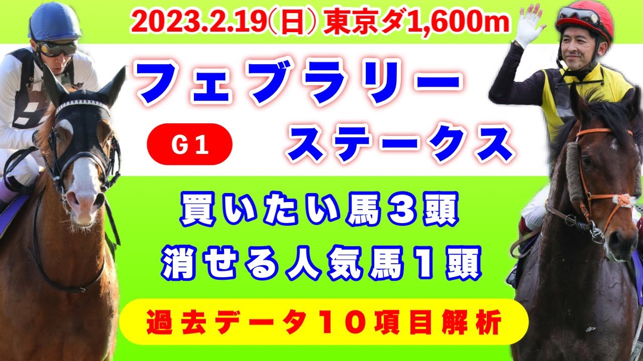 【フェブラリーステークス2023】過去データ10項目解析!!買いたい馬3頭と消せる人気馬1頭について(競馬予想)
