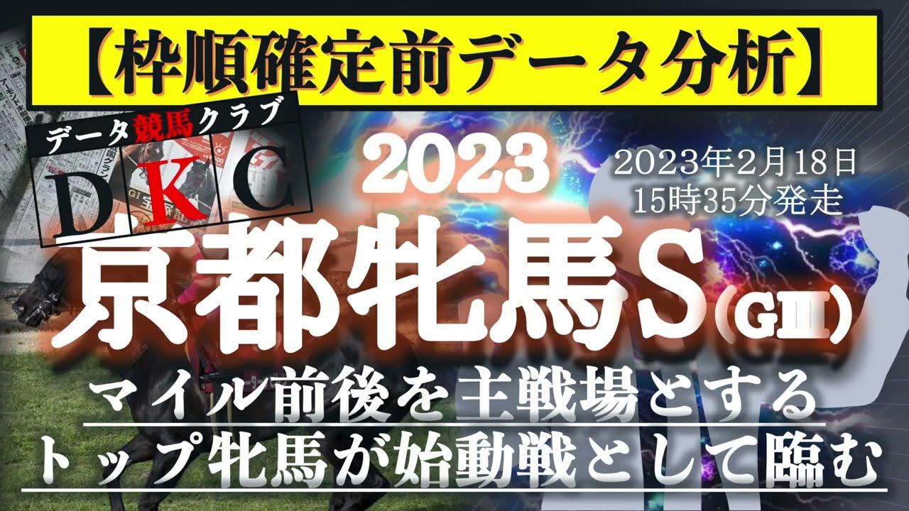 【京都牝馬S2023 枠順確定前データ分析&注目馬PICK UP】マイル前後を主戦場とするトップ牝馬が始動戦として臨む一戦！