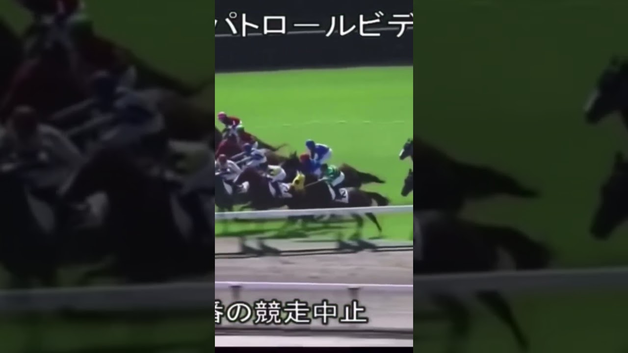 スタートして勢いに乗ったところで落馬してしまう