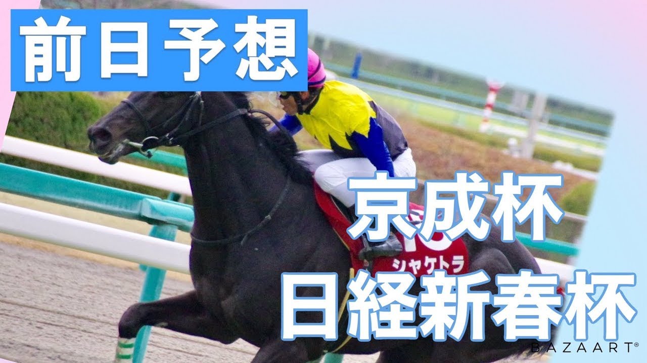 【前日予想】『 京成杯 , 日経新春杯 』 ～  ★予想バトル開催中★
