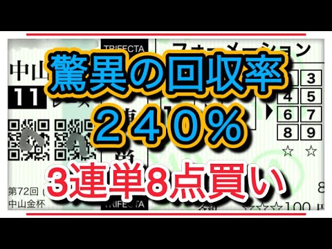 改良版 【競馬検証】 中山金杯 京都金杯 8点買いで○○○万馬券！ ホープフルS再来か！？