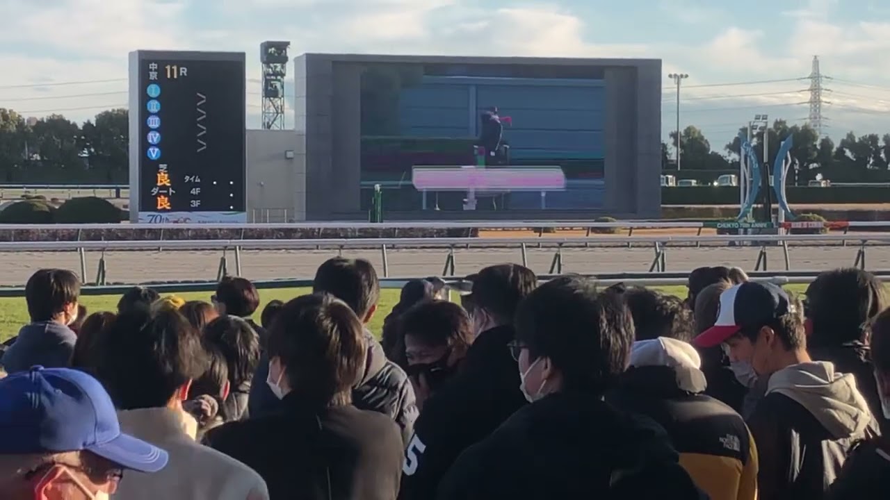 2023/01/05 中京競馬場で主場開催ファンファーレ！！(１１レース京都金杯)今開催限り！！