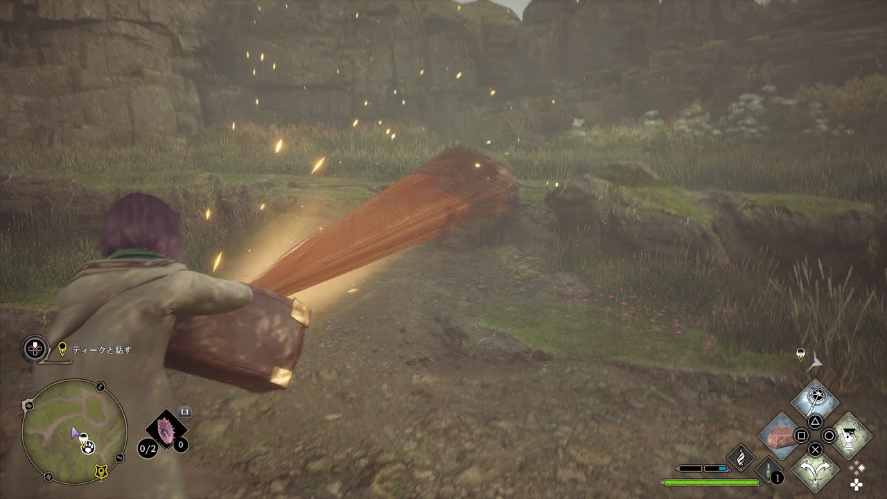 #23 ホグワーツレガシー アートコットの兜(取返し)、妖精と捕獲袋と織機(野生生物の捕獲、装備アップグレード)、ローランドオークスの物語(捜索中)