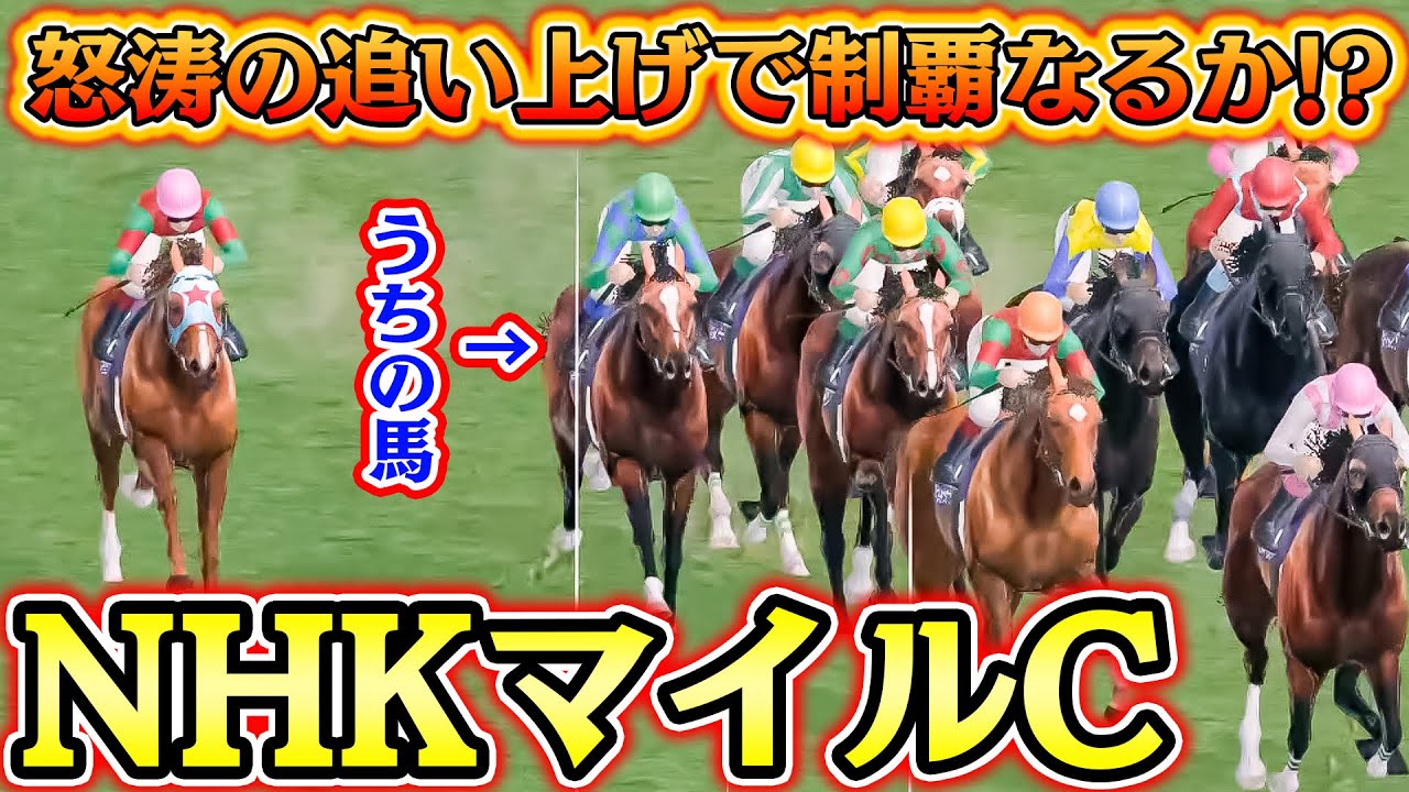 期待の3歳馬がNHKマイルで激アツな走りを見せる!!【白馬13】