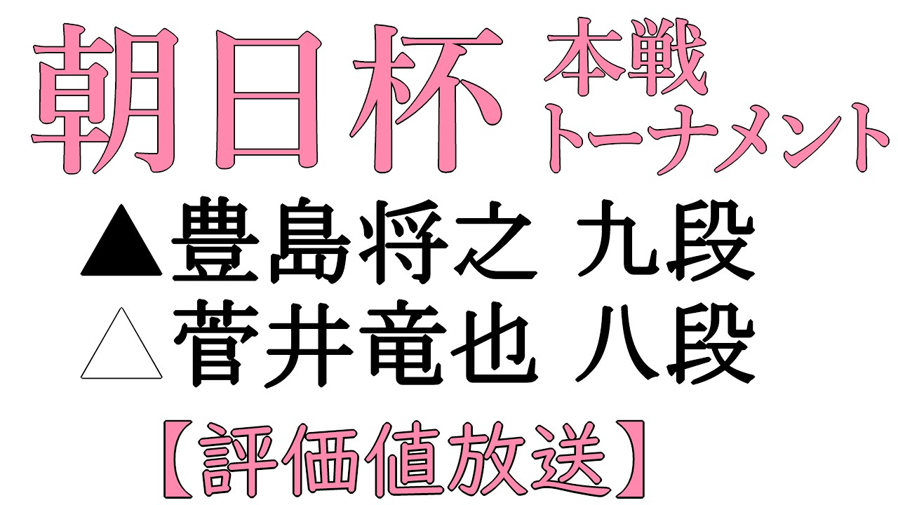 【将棋】評価値　朝日杯