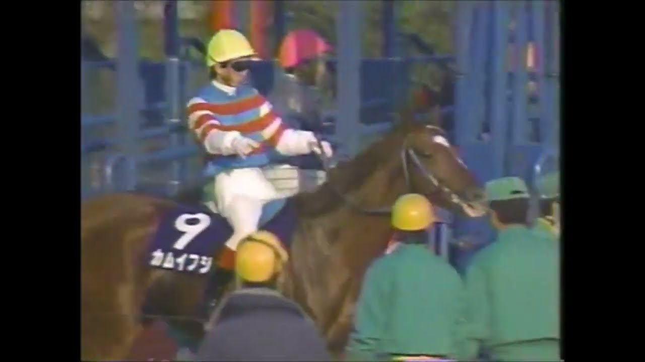 第４１回　朝日杯３歳ステークス （ＧⅠ）　アイネスフウジン　1989.12.17　　出走馬：サクラサエズリ、カムイフジ、ホワイトストーン、クロスキャスト他　　実況：堺正幸