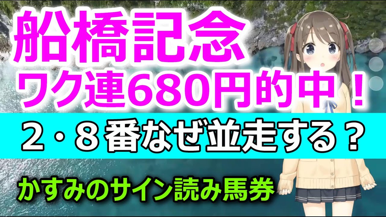 【2023.01.18船橋記念】ブンロート号の３着は偶然。「並走」はそんなふうには使いません。－かすみのサイン読み馬券