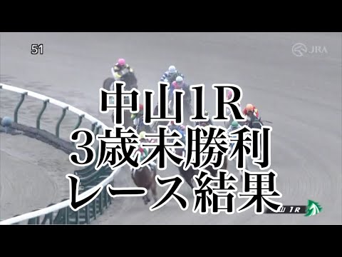 【リクエスト】1/15 中山1R 3歳未勝利 レース結果