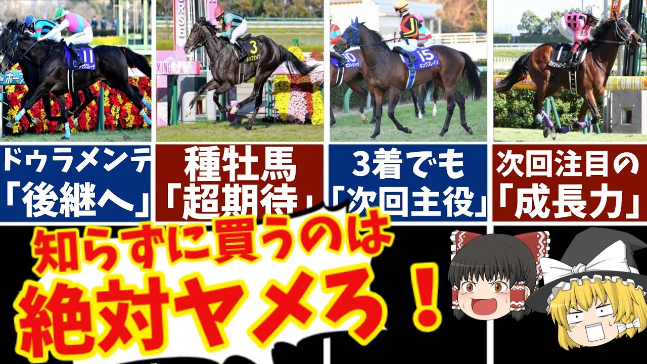 【競馬】新3歳馬のクラシックに向けて知っておきたい注目馬の情報！【ゆっくり解説】
