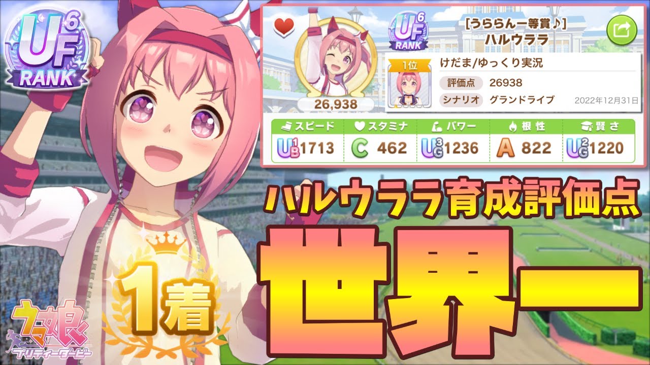 【ウマ娘】世界一のハルウララを育成してみた【ゆっくり実況】