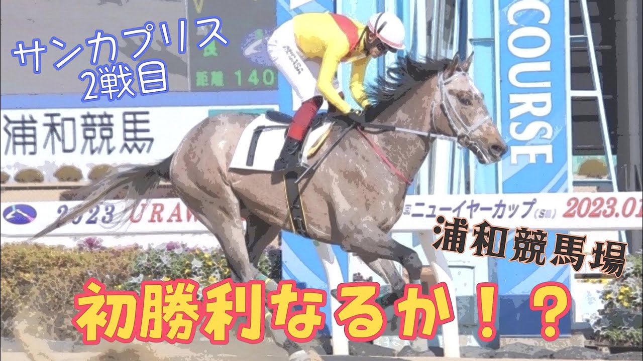 【生産馬サンカプリスが2戦目に挑む】応援のため浦和競馬場へ！！