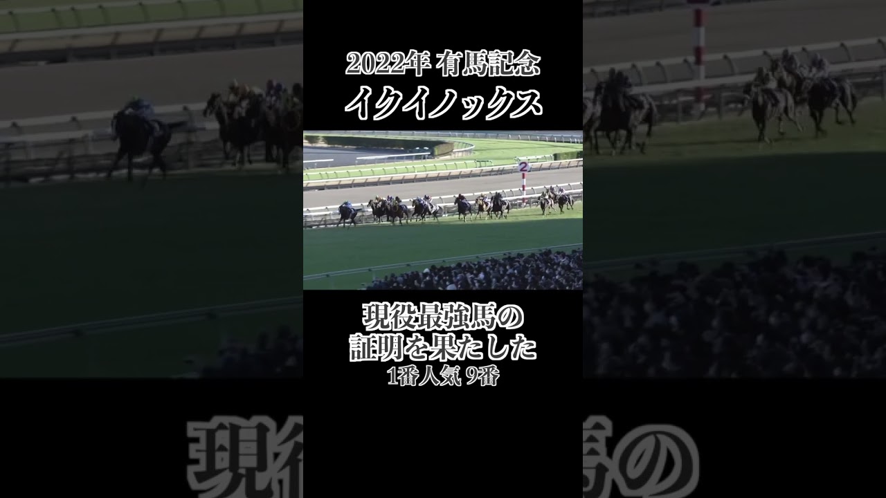 【有馬記念】2022年勝利馬イクイノックス【競馬】 #shorts