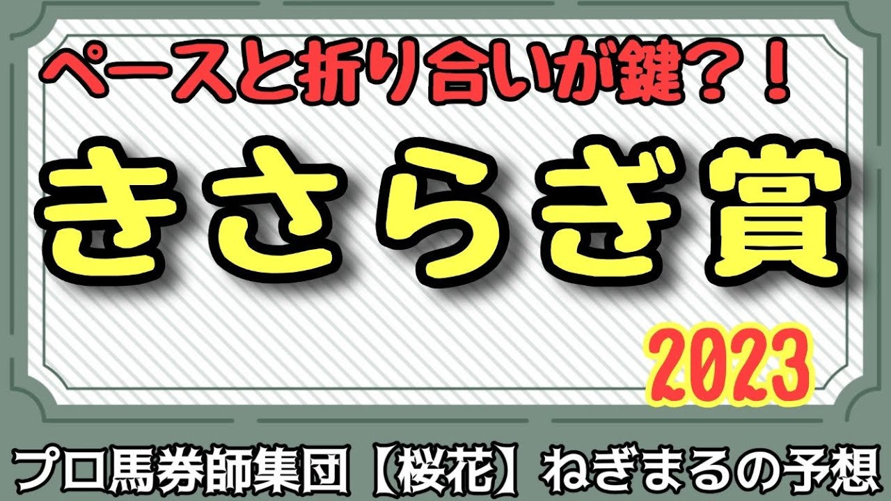断然人気だけど大丈夫？！プロ馬券師集団桜花ねぎまる氏のきさらぎ賞2023レース予想！！