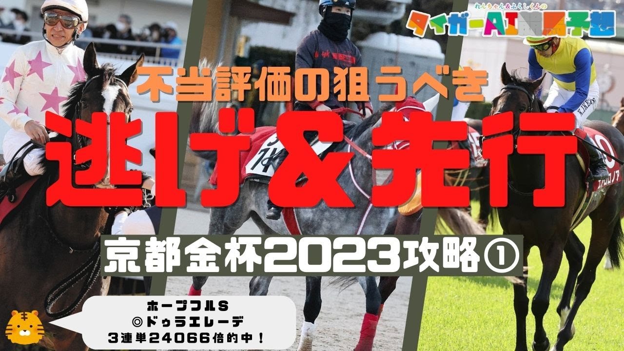京都金杯2023で狙う穴馬「レースレベルと有利な脚質は？」【タイガーAI競馬予想】