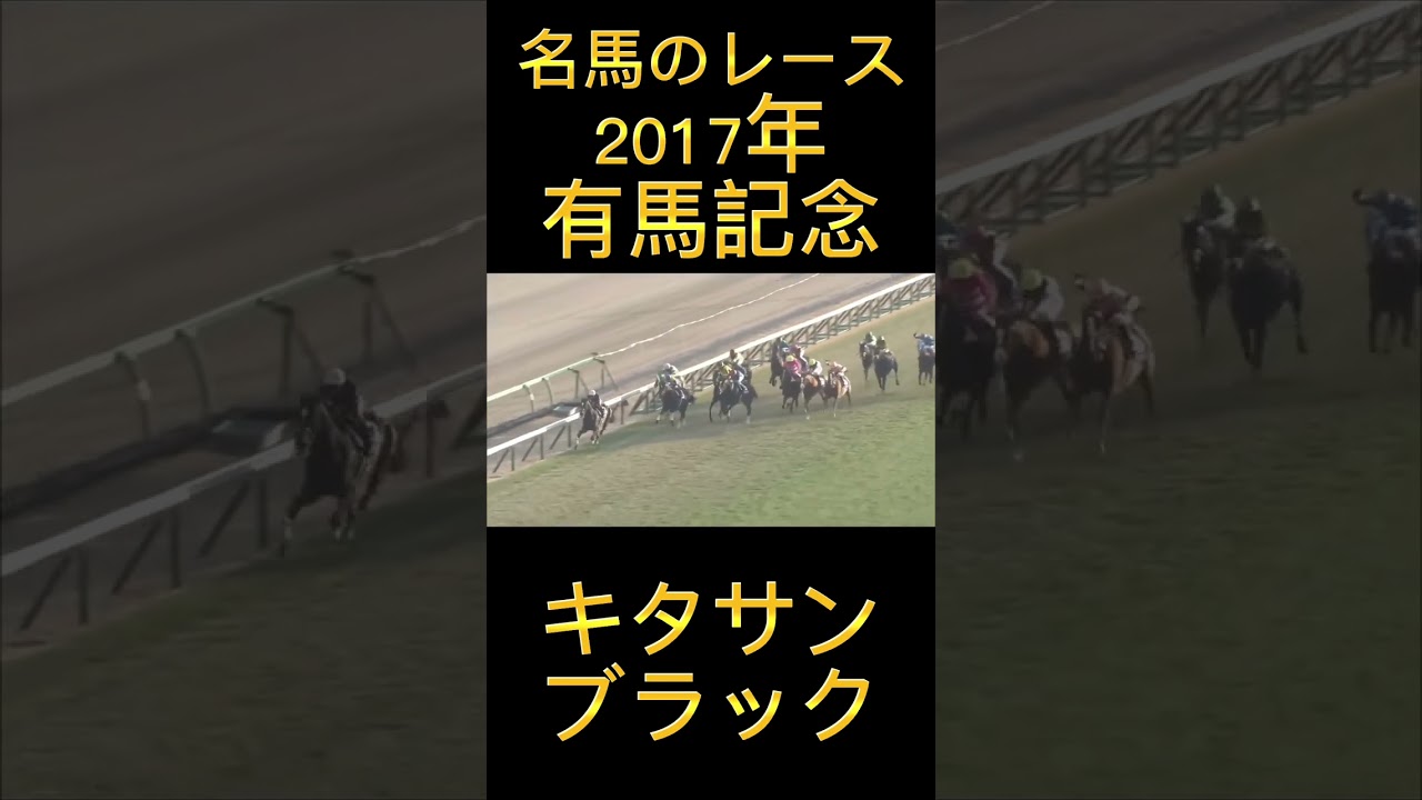 凄いレース！2017年有馬記念のキタサンブラック#shorts #競馬 #スポーツ #ウマ娘 #有馬記念