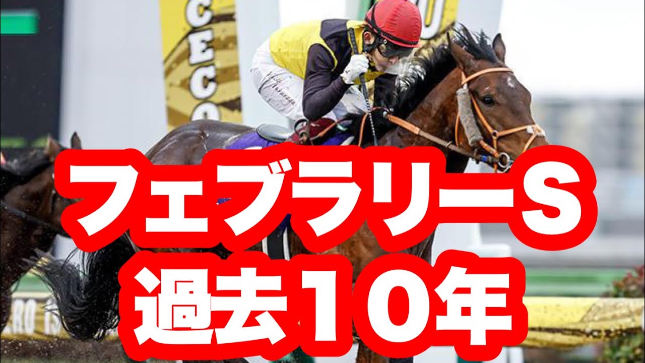 フェブラリーステークス過去１０年最後の直線2013年〜2022年