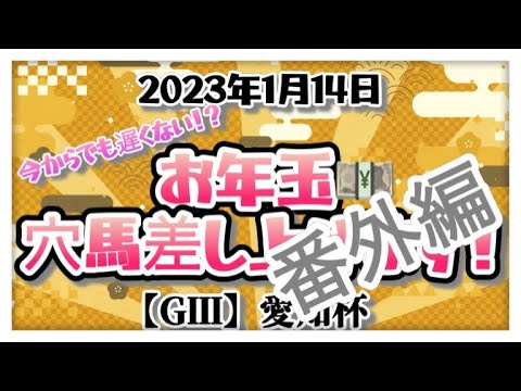 【競馬予想】 番外編 超絶高配当狙い‼️穴馬教えます^ ^♪ 838,950円的中‼️ 2023年1月14日 おすすめレース❗️