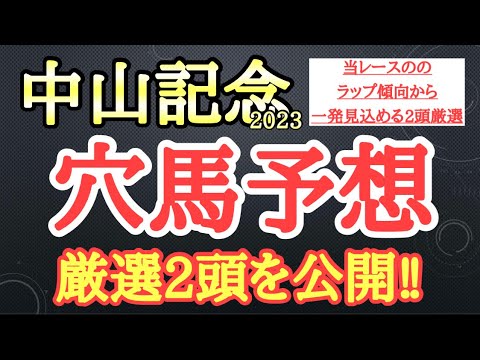 【中山記念2023】穴馬予想！当レースのラップ傾向から激走見込める2頭を厳選！その馬たちとは！？