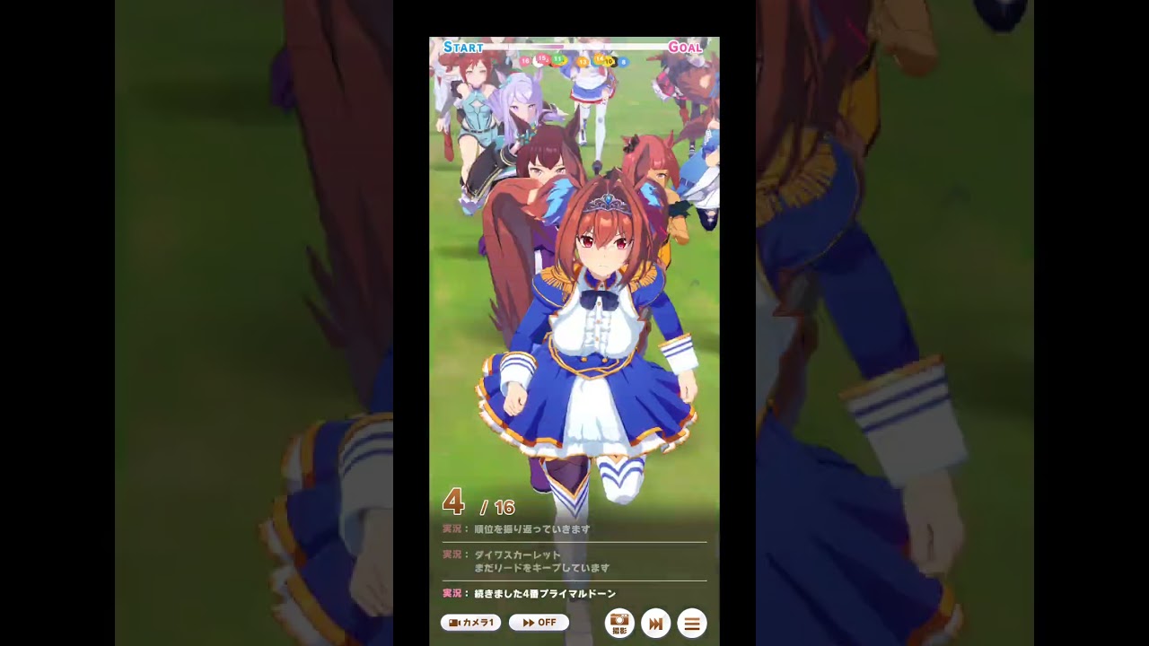 ウマ娘🤩ビワハヤヒデXmas仕様でのG1大阪杯で御座います🙇‍♂🤩