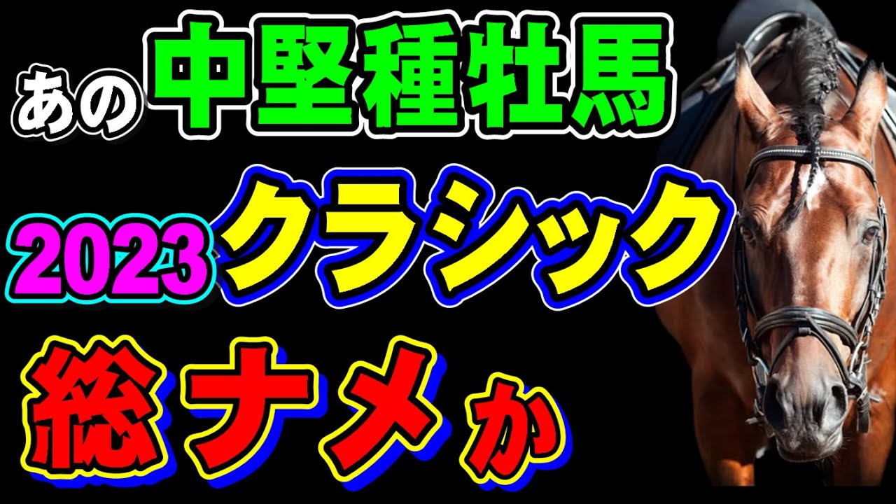 ある中堅種牡馬が今年の3歳クラシックを総ナメします！その種牡馬とは！？