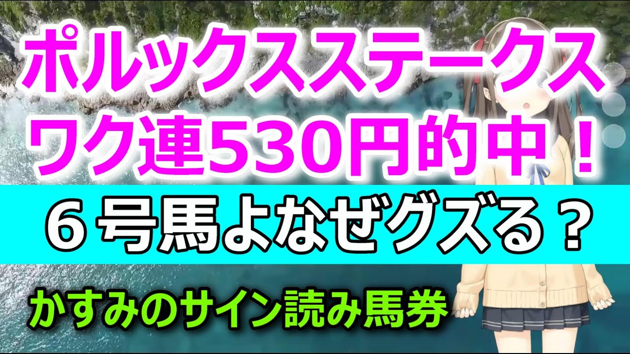【2023.01.08中山ポルックスステークス】６号馬の本馬場ラストで４号馬が来る。なぜ？ーかすみのサイン読み馬券